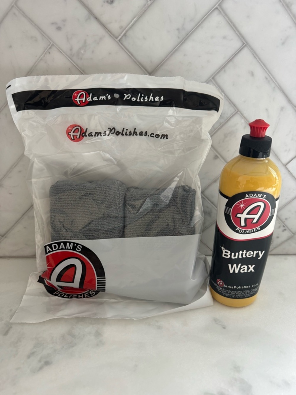 Adams Buttery Wax Bottle & Applicator Pads